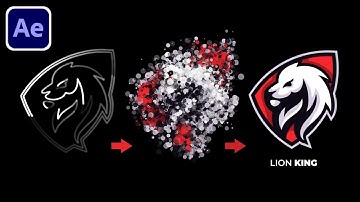 After Effects Tutorial: Particles Logo & Text Animation | Easy Way!!