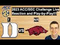 Duke vs arkansas accsec challenge 2023 gamecan duke knock off arkansas in budwalton arena cbb