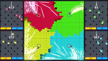 Multiply Or Release 034 + Territory War + Marble Race #unity #algodoo #marblerace
