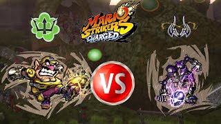 Mario Strikers Charged Wario Vs Waluigi Crater Field
