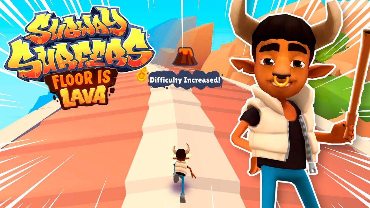 FLOOR IS LAVA CHALLENGE SUBWAY SURFERS GREECE 2022