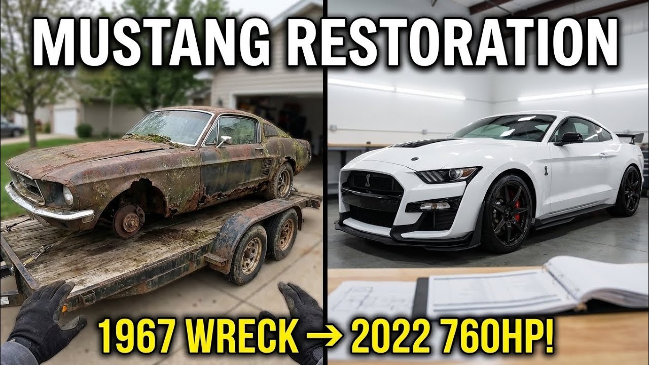 2022 Shelby GT500 Restoration Story: From Rusty ’67 Mustang Wreck to 760HP