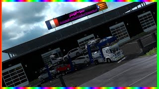 🚚 ETS2 🚚 [ Scania P cartrans + remorque ] screenshot 2