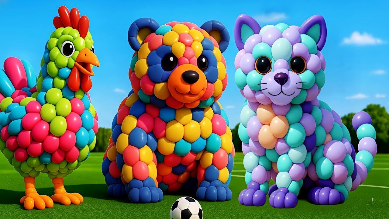 The mascot vibrato assistant panda placed on the football field is popular, co-produced and creative