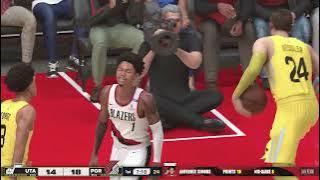 NBA 2K25 (Next Gen) - Utah Jazz vs Portland Trail Blazers