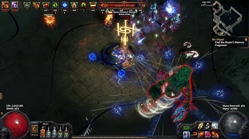 Path of Exile Assassin (Poison Tornado Shot) - T14 Maze map Boss kill