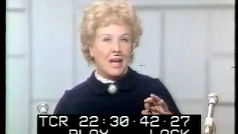 Vivian Vance talk show interview from 1970