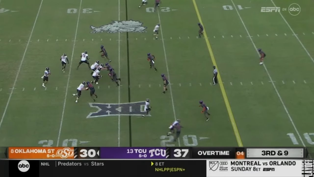8 Oklahoma State vs 13 TCU THRILLING Ending 2022 College Football