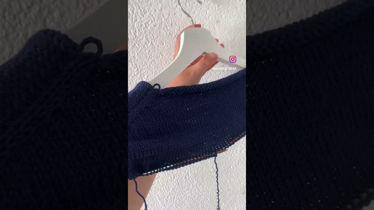 Using budgetfriendly yarn to knit a PetiteKnit design! Follow for more 👑 