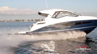 Sea Ray Sundancer 350 Coupe (2017) Features Video  By BoatTEST.com