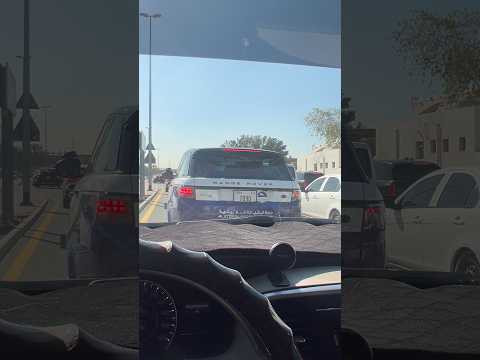 Learn Driving in a Range Rover - Dubai Style 🚙 #saqibvlogs