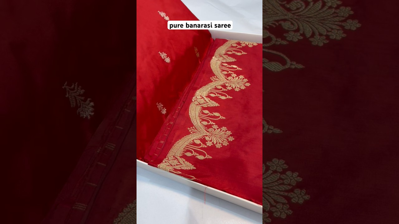 pure banarasi saree👍❤️red colour 