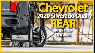 Career Overview 2020 Chevrolet Silverado 3500 Rear Dually Gatorback Mud Flap Install