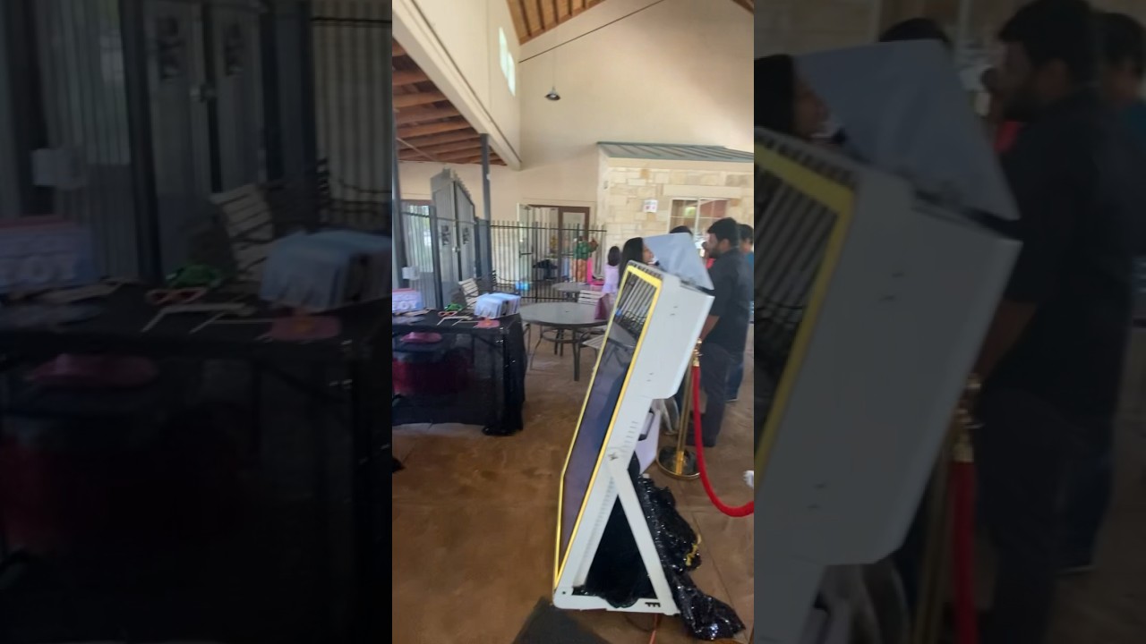 Photo Booth rental for a 1 year old party. 