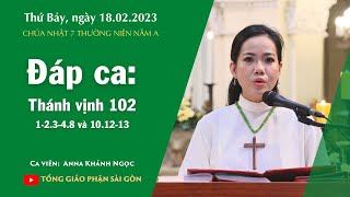 Đáp ca: Tv 102, 1-2. 3-4. 8 và 10. 12-13 - CN 7 TN năm A - YouTube