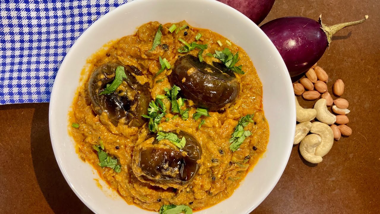 Brinjal Dalcha Brinjal Gravy for Roti and Rice Vankaya Curry YouTube