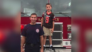Little boy called hero after fire