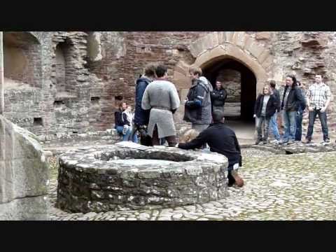 Merlin filming at Raglan Castle April 14, 2011 - S...