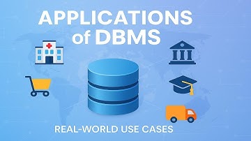 Applications of DBMS | Database Management Systems | DBMS | Lecture 3