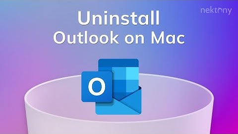 How to uninstall Outlook on Mac