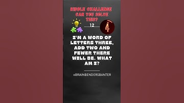 CAN YOU SOLVE THIS RIDDLE IN 10 SECONDS? #riddles #youtubeshorts #shorts