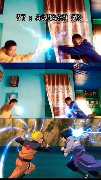 pertarungan epic⚔️#rasengan #chidori #shorts