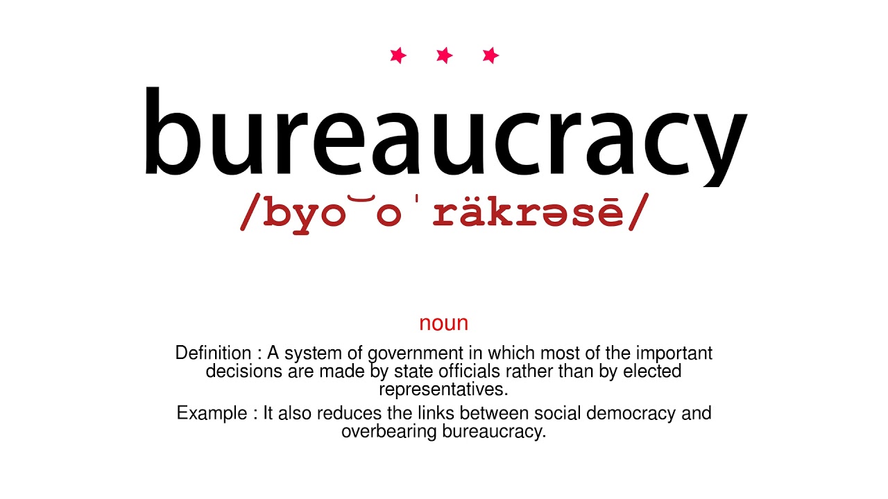 How to pronounce bureaucracy - Vocab Today - YouTube