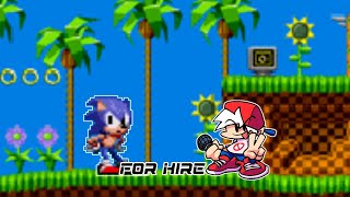 FNF For Hire: Sonic 1 vs White BF.