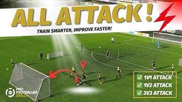 Pro Level ALL ATTACK Drill in Tight Spaces (Transform Decision Making in 3 Phases)