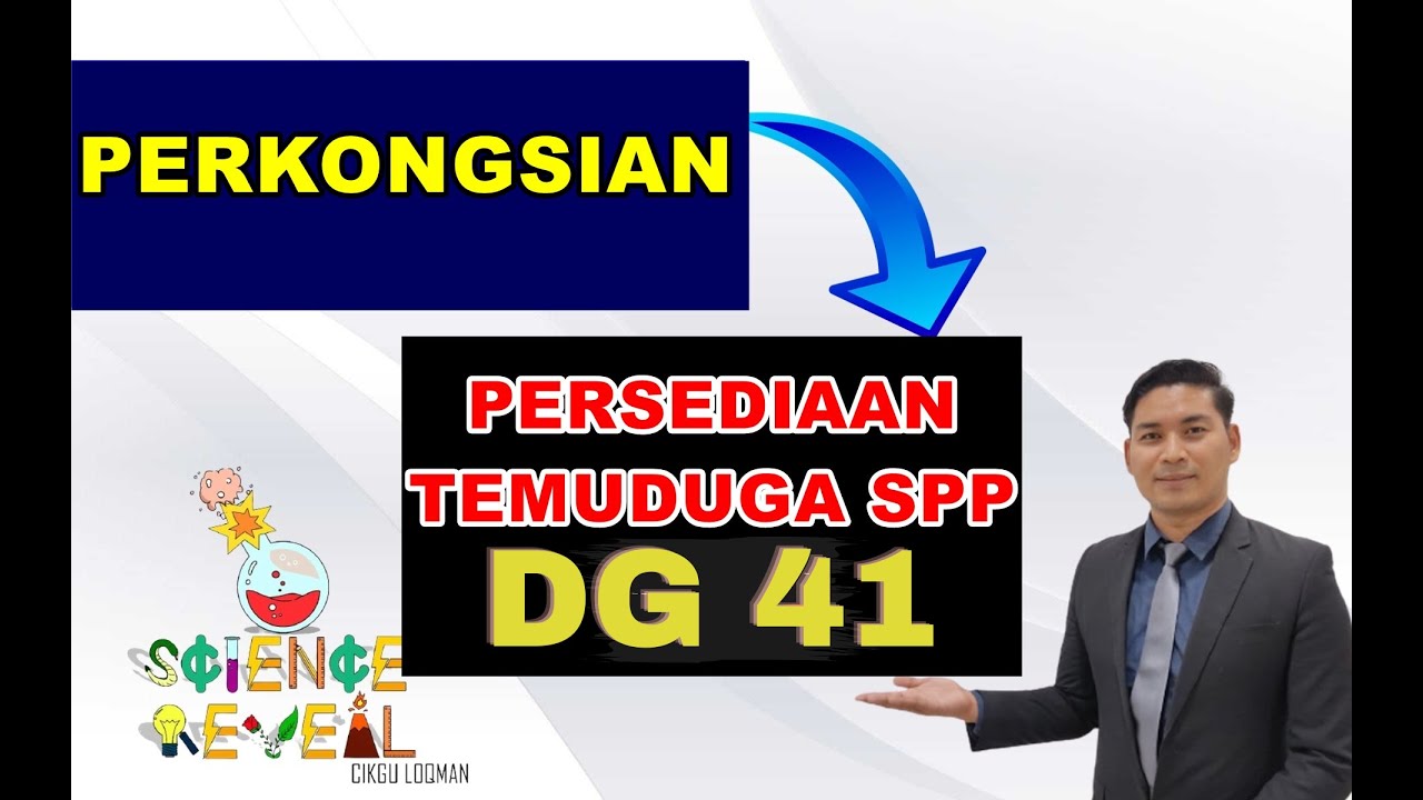 PERSEDIAAN TEMU DUGA SPP (PEGAWAI PERKHIDMATAN PENDIDIKAN DG41)