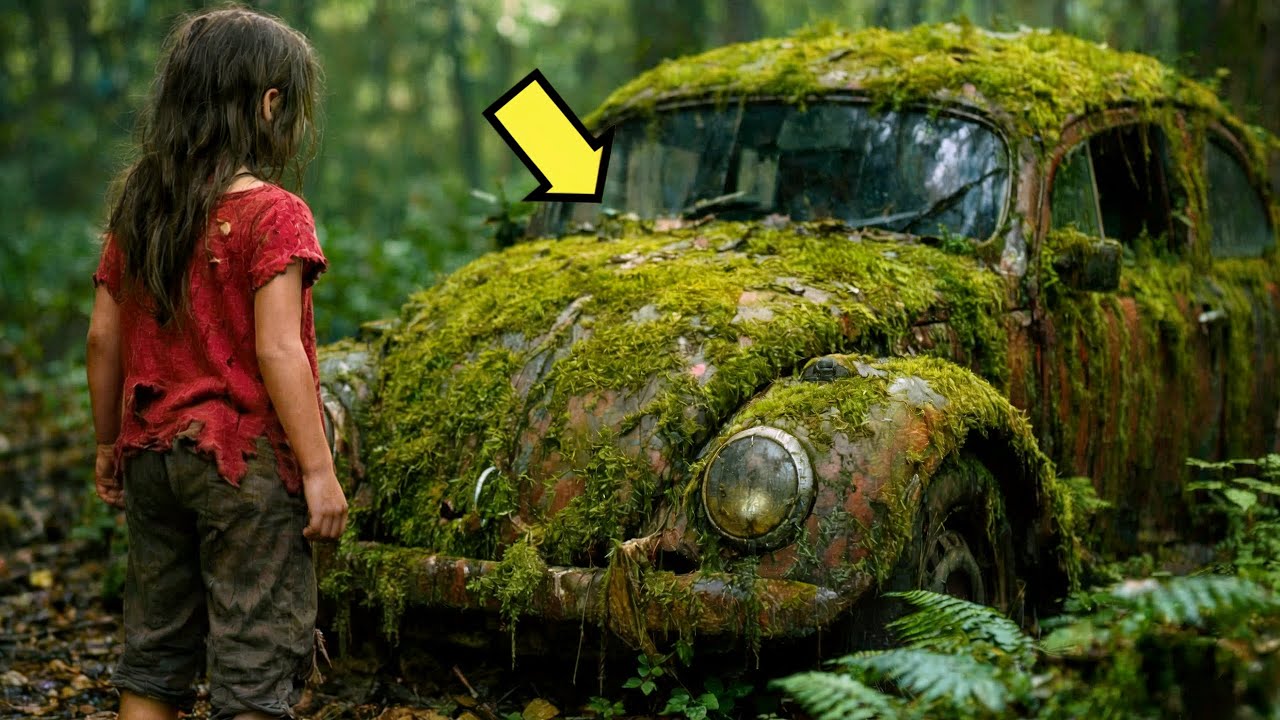 FETIȚĂ ORFANĂ S A ADĂPOSTIT ÎNTR UN BROSCOI ABANDONAT… DAR CE GĂSIT ÎN PORTBAGAJ A LĂSAT O ȘOC