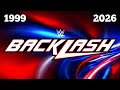 All Of WWE Backlash PPV Main Events Match Card Compilation (1999 - 2026)