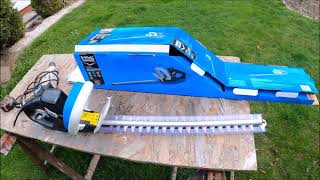 Unboxing MacAllister 520W 50 cm Hedge Trimmer.