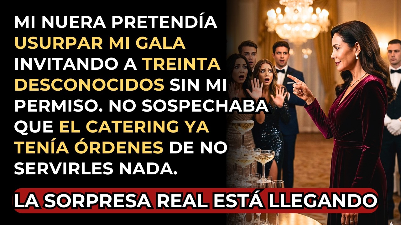 ¿Mi nuera trajo 30 extraños a mi gala? Perfecto: el servicio ya sabe a quién echar.