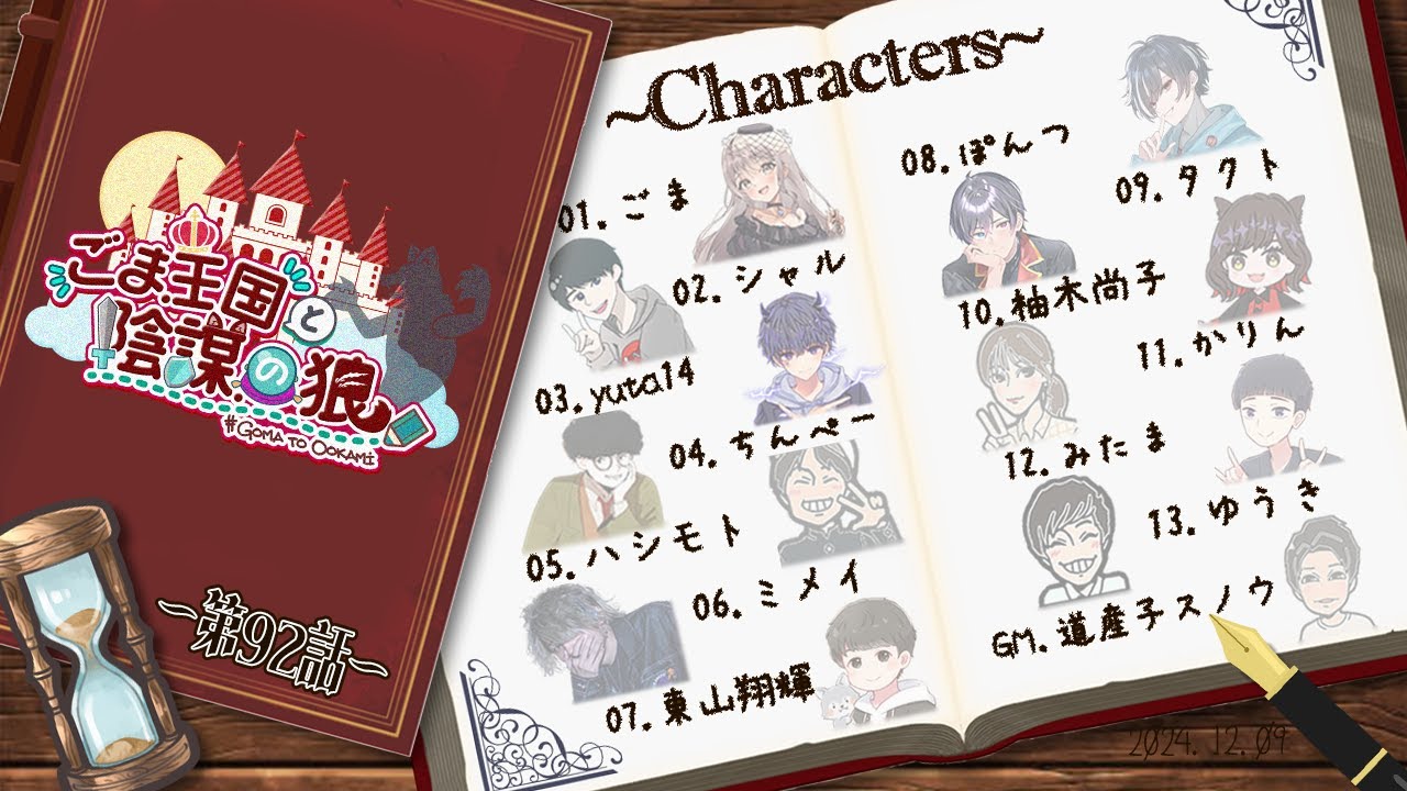 ごま王国と陰謀の狼 第92話 シャル視点 zoom人狼