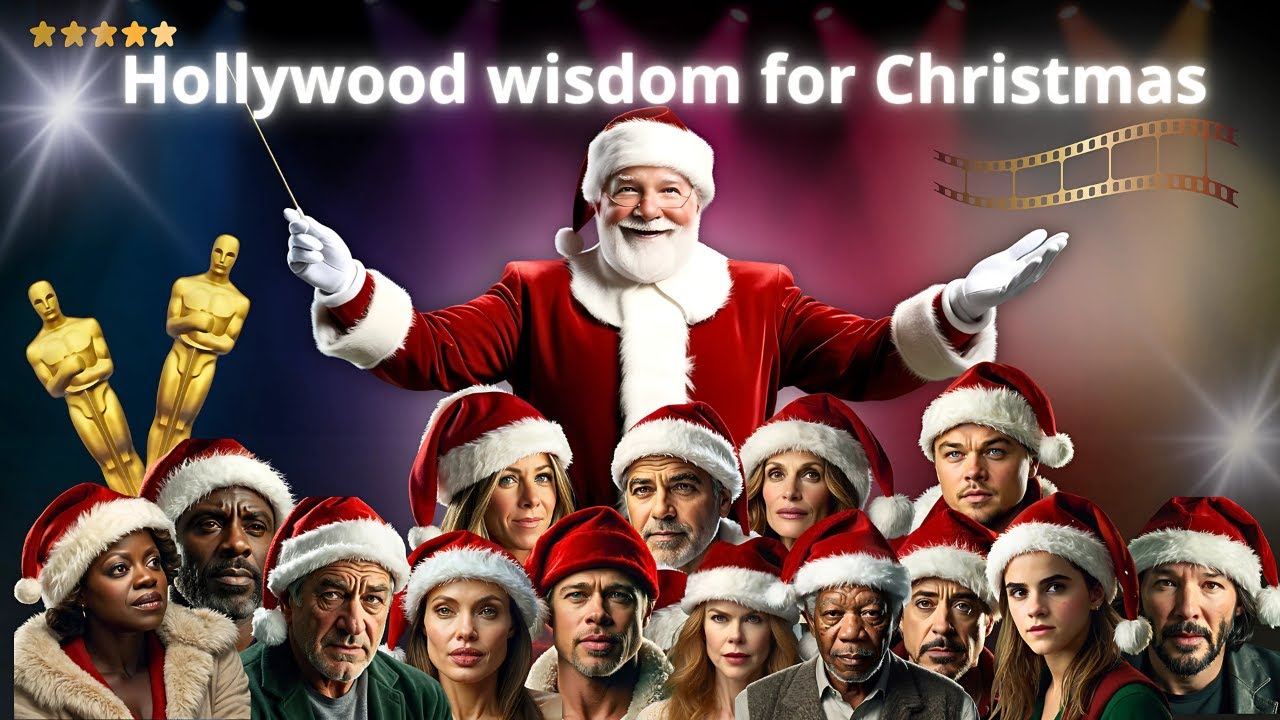 Hollywood Christmas wisdom Santa shares quotes from famous actors