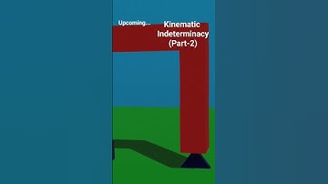 #kinematicindeterminacy (part-2) #concept -8 #civilengineering #animation #inextensible member