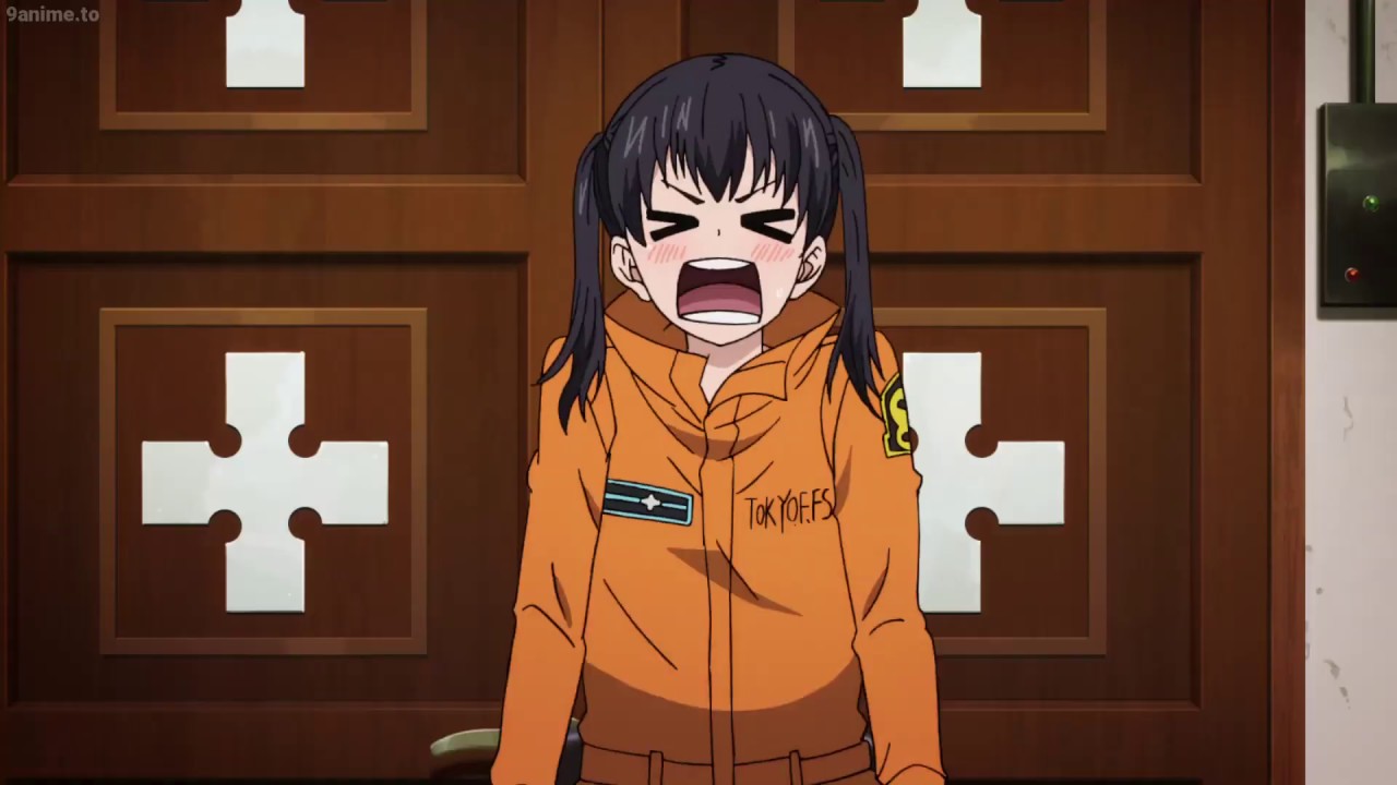 Shinra asks for Tamaki's phone number Fire Force - YouTube.