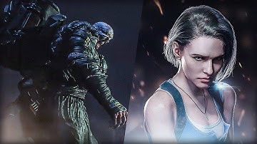 RE3 REMAKE Gameplay DEMO - Jill vs Nemesis