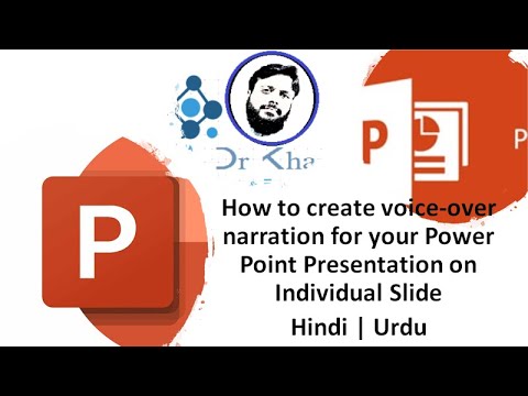 How to create voice-over narration for your Power Point Presentation in ...
