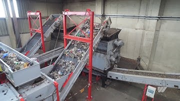 WEIMA - PowerLine 3000 - Shredding Municipal Solid Waste MSW RDF production