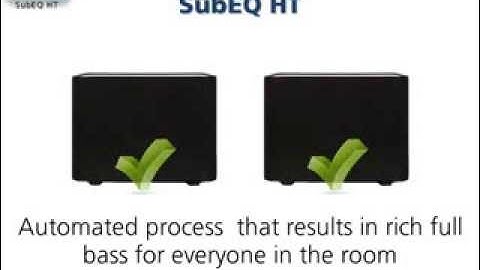 Audyssey SubEQ HT found in Denon INCOMMAND Receivers Video