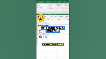 EXCEL TIPS AND TRICKS ✅#excel #youtube #shortfeed #shorts
