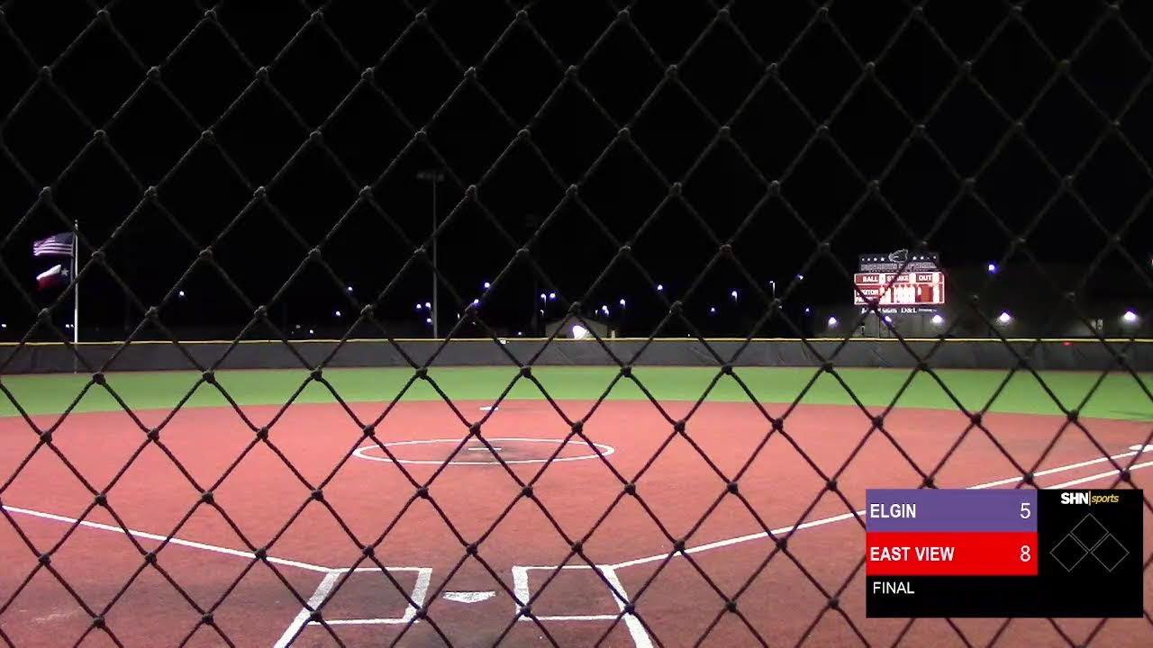 High School Softball - Elgin Lady Wildcats vs East View Lady Patriots - 3/5/2024