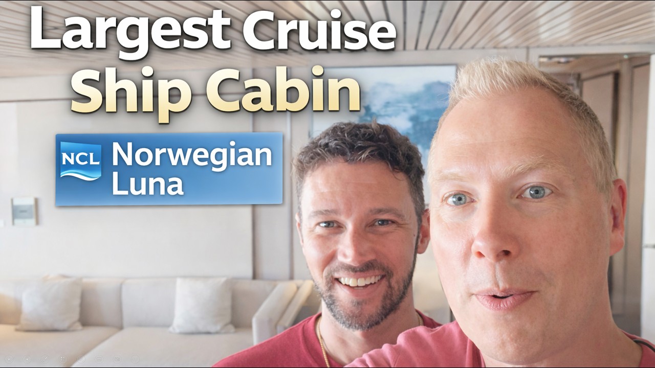 Haven Premier Owner’s Suite, Norwegian Luna | Largest Cruise Ship Cabin We’ve Ever Seen?
