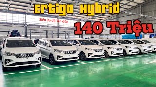 Về lô xe Suzuki Ertiga Hybrid màu trắng tiếp tục giảm 140 triệu. Giá xe lăn bánh từ 535 triệu