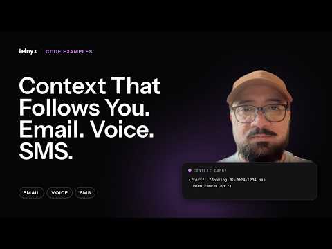 Context That Follows the Customer: Omnichannel AI Agent with Telnyx