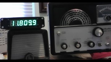 Vintage Hallicrafters Shortwave Receiver SX-99 Digital Frequency Display Install