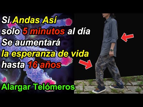 Camina Así solo 5 minutos! Podrás Vivir 16 años más, alargando los Telómeros