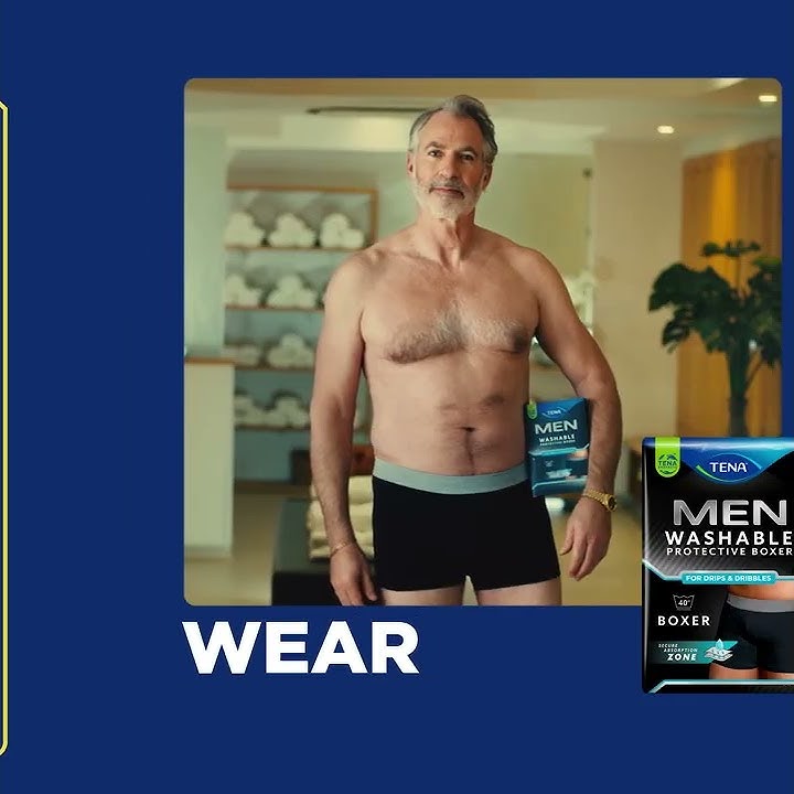 TENA MEN XMEN MOTION VIDEOS Washable Wear wash wear again Social 1x1